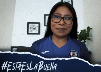 Yalitza Aparicio apoya a Cruz Azul rumbo al título: 