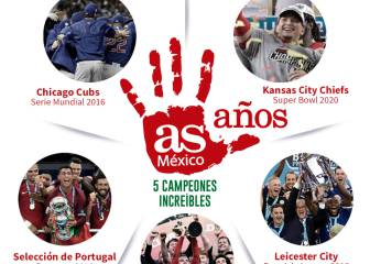 5 campeones increíbles