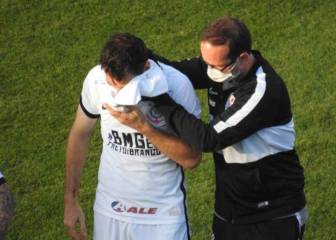 Boselli sufre fractura en la cara tras choque en la cancha