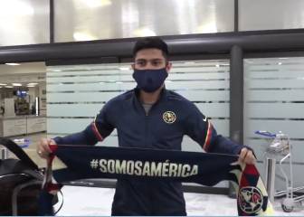 Sergio Díaz llegó a México para incorporarse al América
