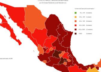 CDMX, EdoMex y Guanajuato albergan el 30% de casos activos