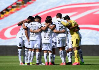 La alineación del Querétaro para enfrentar al América
