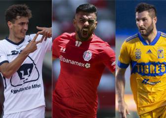 Tres arietes pelean por la cima del título de goleo