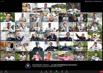Pumas presenta su foto oficial con un guiño a la pandemia