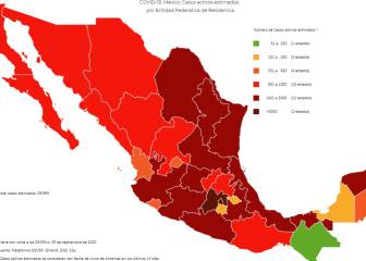 Nuevo León y Guanajuato no logran bajar los contagios activos