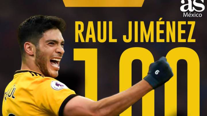 Raúl Jiménez llega a 100 partidos con los Wolves
