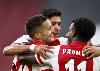 Edson Álvarez jugó los 90 minutos en la victoria del Ajax