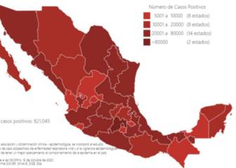 México, cerca de los 850 mil decesos oficiales por Covid-19