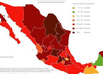 CDMX llega a 13 mil contagios activos estimados