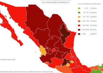 CDMX no baja de los 10 mil contagios activos estimados