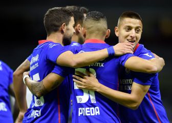 Los tres goles de Cruz Azul a Pumas en 12 minutos