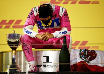 Así fue el triunfo en imágenes del 'Checo' Pérez en Sakhir