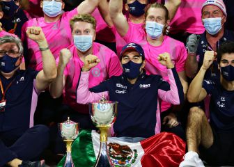 Le llueven felicitaciones a Checo por su triunfo en F1