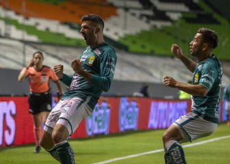 Así abrió el 'Puma' Gigliotti el marcador en el Estadio León