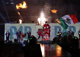 Espectacular entrada mexicano del 'Canelo' previo a su combate