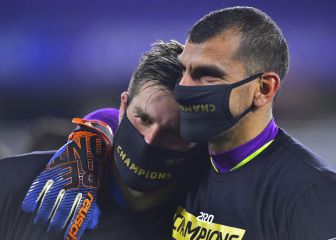 Nahuel Guzmán se quebró tras obtener título internacional con Tigres