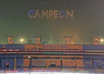 ¡Luces y drones! Tigres festeja su título de Concacaf en el 'Volcán'