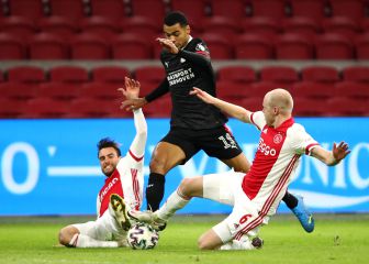 PSV empató con el Ajax en el regreso de Erick Gutiérrez