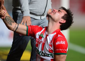 Unai Bilbao recibe sutura tras lesión en la rodilla