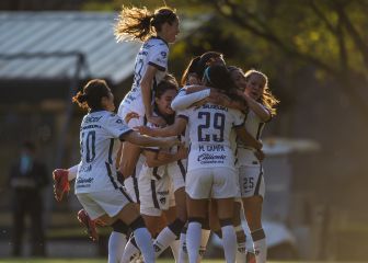 Pumas femenil golea a Rayadas en la jornada 3 del Guardianes 2021