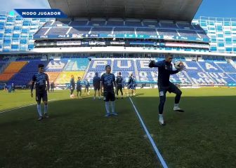 ¡De videojuego! Así vive un canterano su primer entrenamiento con el Puebla