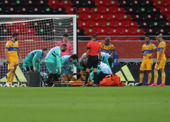 Aquino salió por un choque de cabeza en el Mundial de Clubes