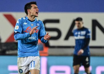 Hirving Lozano destacó en la victoria del Napoli ante la Juventus