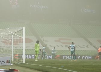 Así fue la tormenta de arena que paró el Santos vs Rayados