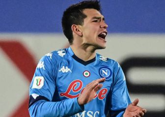 'Chucky' Lozano causa baja del Napoli por lesión
