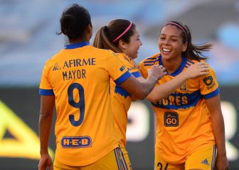 Tigres Femenil golea al León y vuelve al podio de la Liga MX