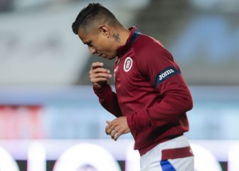 El 'Cata' fue baja de última hora por un dolor abdominal