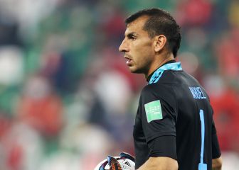 Nahuel se queja del arbitraje: ''Es la segunda vez que adicionan más del tiempo que marca''