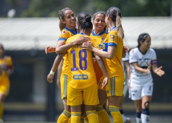 Tigres golea a Pumas y sube al liderato de la Liga MX Femenil