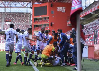 Puebla consigue un empate casi imposible con el corazón