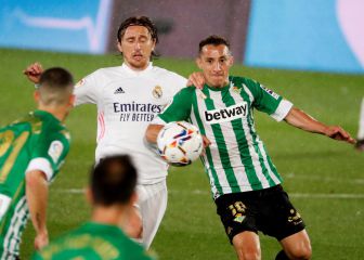 Andrés Guardado y Diego Lainez, presentes en empate del Betis con Real Madrid