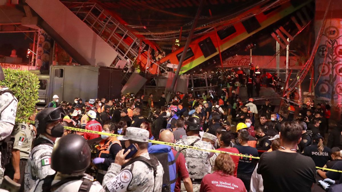 Declaran Luto Nacional De 3 Dias En Mexico Por Fallecidos En Linea 12 Del Metro As Mexico