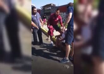 Circula en redes video del 'Piojo' Alvarado, Aguilar y Gimenez en supuesto percance vial