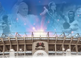 55 años del Estadio Azteca: leyendas del 'templo mayor'