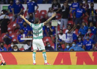 Diego Valdés le dio esperanza a Santos con un golazo