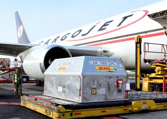 Llegan a México 585 mil vacunas Pfizer