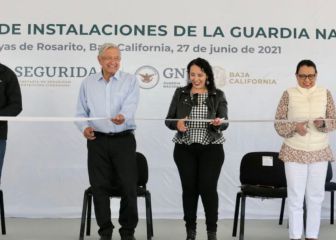 AMLO inaugura instalaciones de la Guardia Nacional en Rosarito
