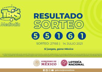 Resultados y números ganadores de hoy de la Lotería Tris Extra | 14 de julio