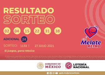 Resultados Melate Retro: números que cayeron hoy y premios del sorteo 1133 | 27 de julio