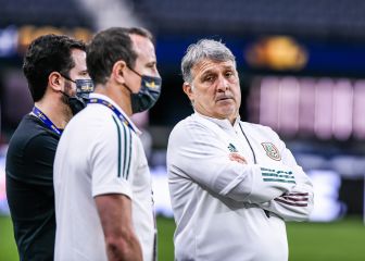 El Tri de Martino se familiariza con el Allegiant Stadium antes de la final de Copa Oro