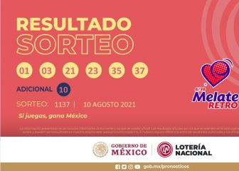 Resultados Melate Retro: números que cayeron hoy y premios del sorteo 1137 | 10 de agosto