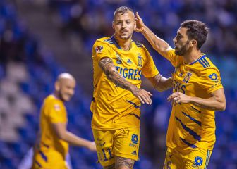 Tigres vino de atrás y sacó el empate en Puebla