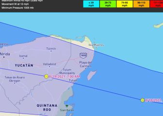 Alerta verde en Quintana Roo ante evolución de tormenta tropical “Grace” a huracán categoría 1