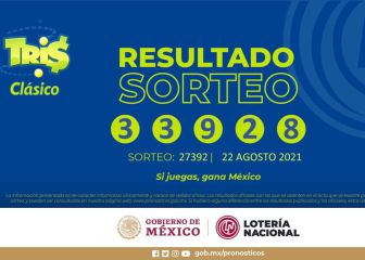 Resultados Lotería Tris Extra hoy: ganadores y números premiados | 22 de agosto