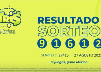 Resultados Lotería Tris Extra hoy: ganadores y números premiados | 27 de agosto