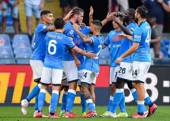 Hirving Lozano fue titular en el juego entre Napoli y Genoa